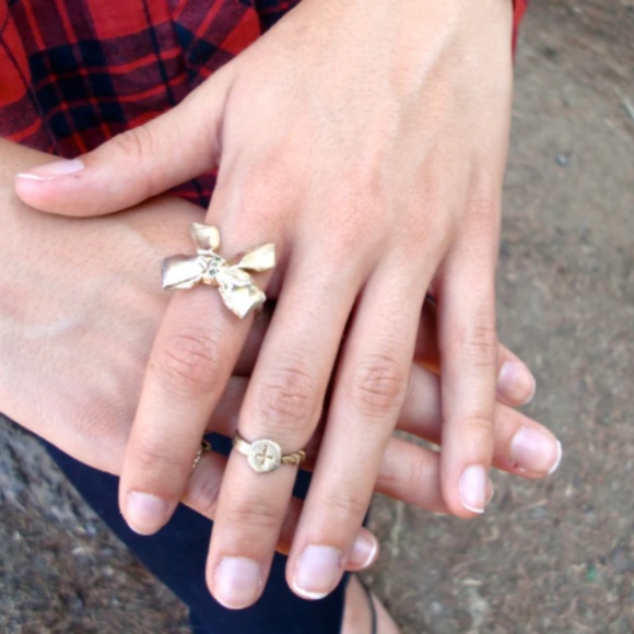 Rose gold bow ring - Picture 8 of 8